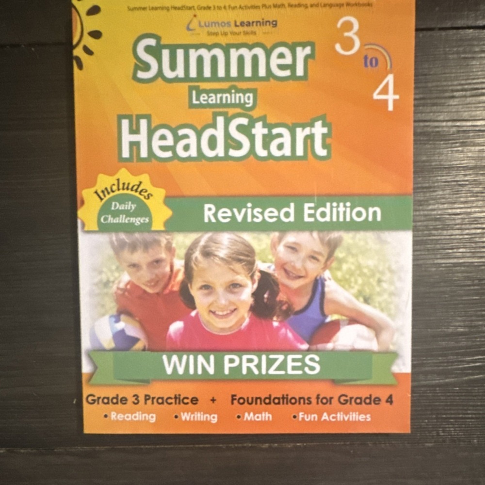 Lumos Learning Summer Learning HeadStart Grade 3-4 Study Guide Revised Edition